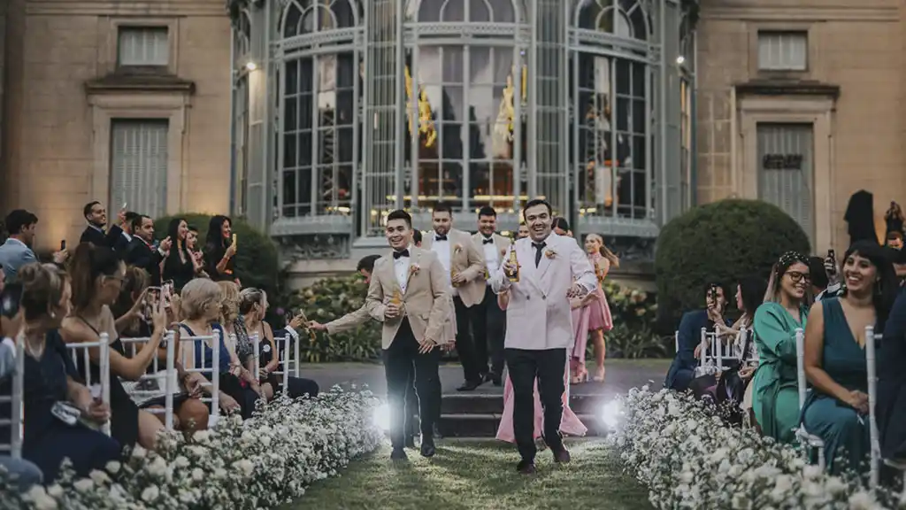 Pistas de baile decoradas y efectos especiales